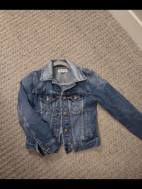 Madewell Womens Washed Blue Denim Jacket
